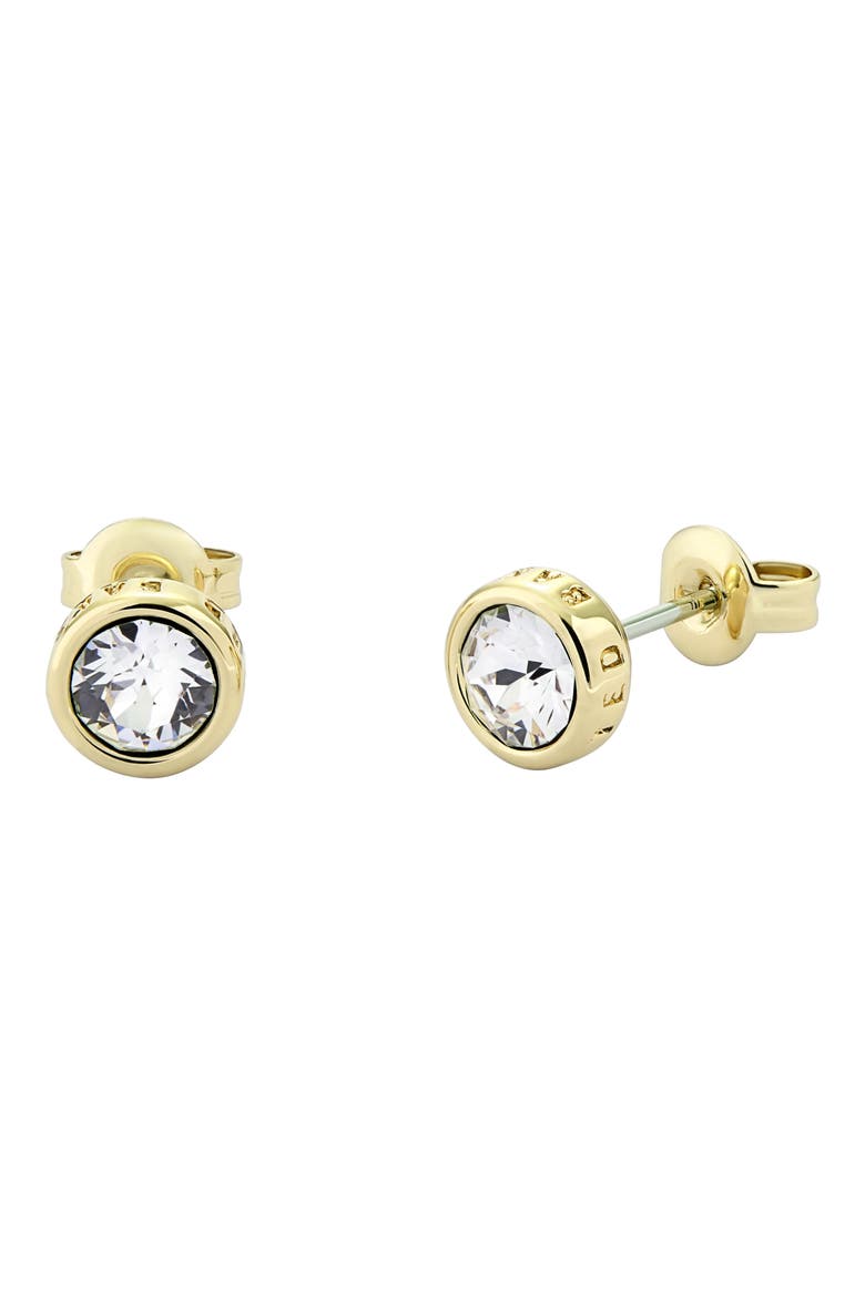 Sinaa Crystal Stud Earrings, Alternate, color, GOLD TONE CLEAR CRYSTAL