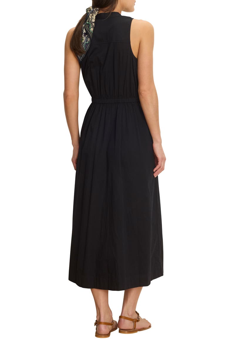 Sienna Sleeveless Midi Dress, Alternate, color, BLACK ONYX