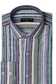 MASUTTO Adriano Jacquard Button-Up Shirt