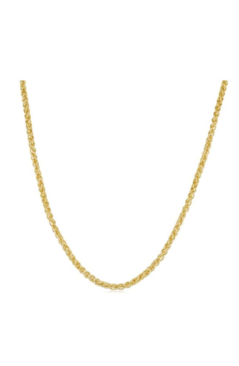 Bliss Diamond 14k Gold Filled 2.5mm Round Wheat Chain Necklace, Main, color, 14K Yellow Gold