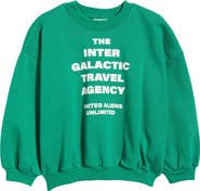 Mini Rodini Kids' Travel Agency Organic Cotton Sweatshirt