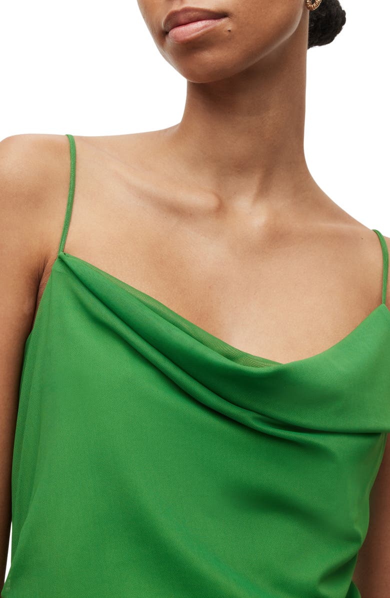 AllSaints Ulla Mesh Slipdress, Alternate, color, 