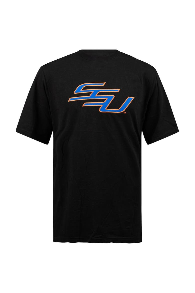 Men's FISLL Black Savannah State Tigers Applique T-Shirt, Alternate, color, Black