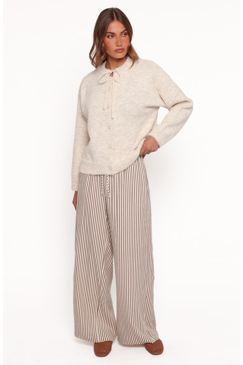Rita Tie Cardigan, Alternate, color, BEIGE MARLE