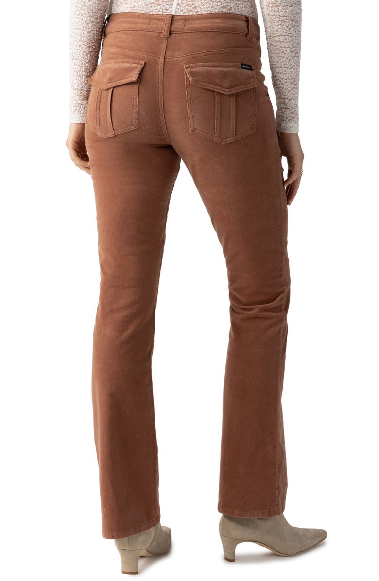 Sanctuary Hayden Bootcut Corduroy Pants, Alternate, color, Raw Hide