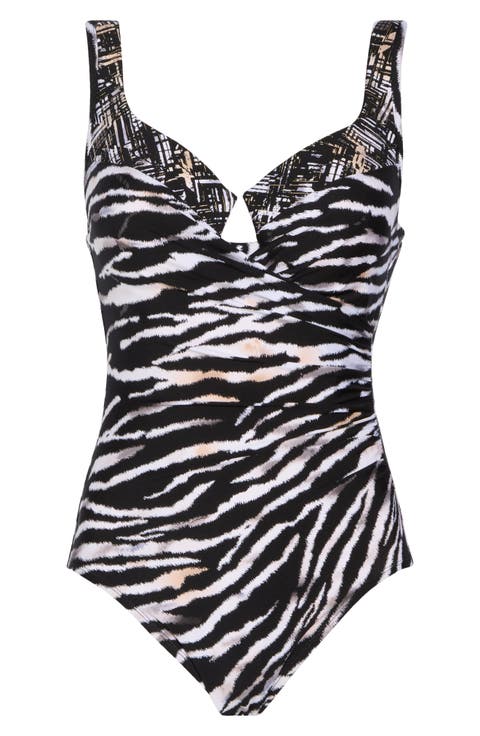 Tigre Sombre Escape One-Piece Swimsuit