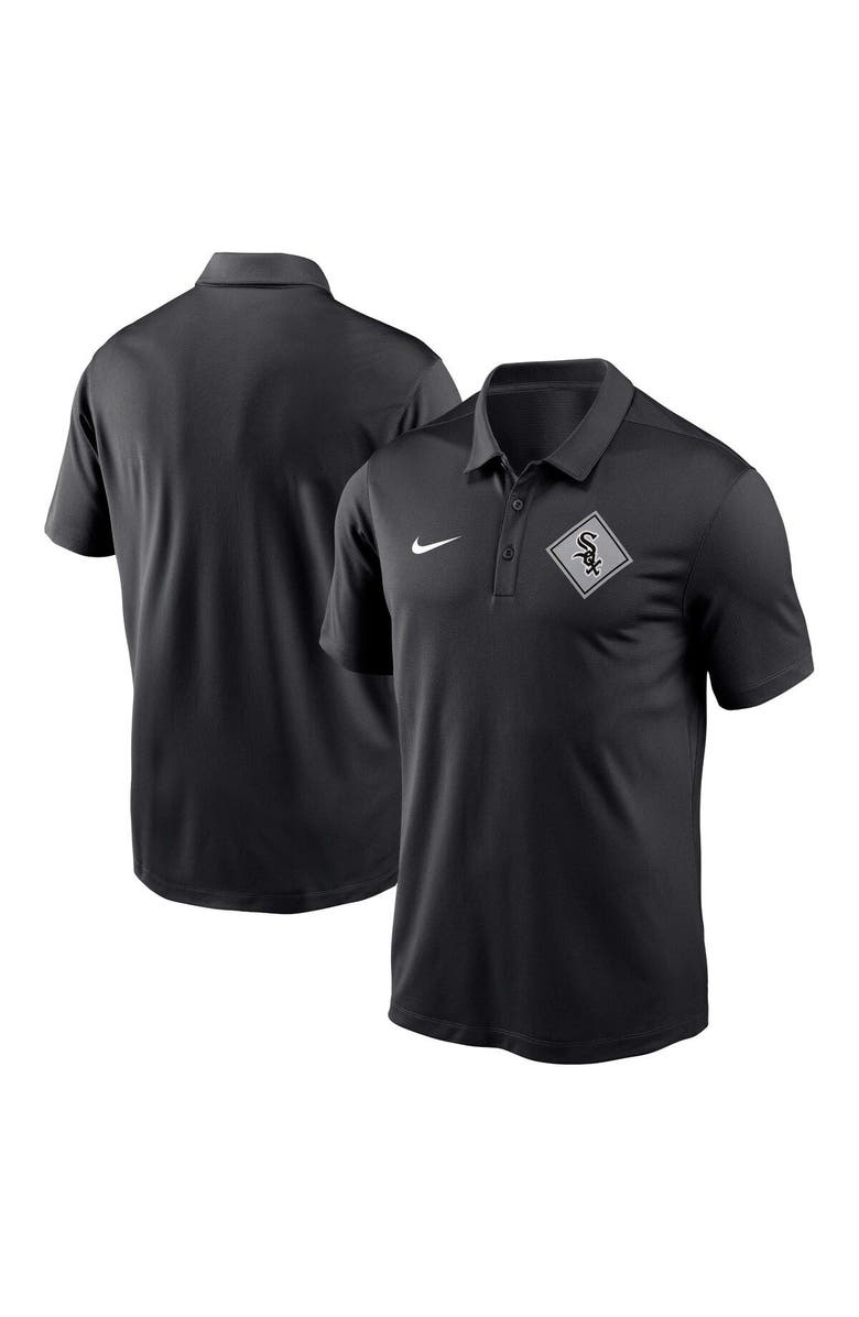 Nike Men's Nike Black Chicago White Sox Diamond Icon Franchise Performance Polo, Main, color, Black