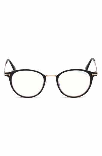 TOM FORD 49mm Small Oval Optical Glasses