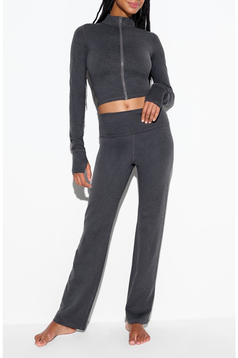 Elliott Crop Knit Jacket, Alternate, color, VINTAGE BLACK