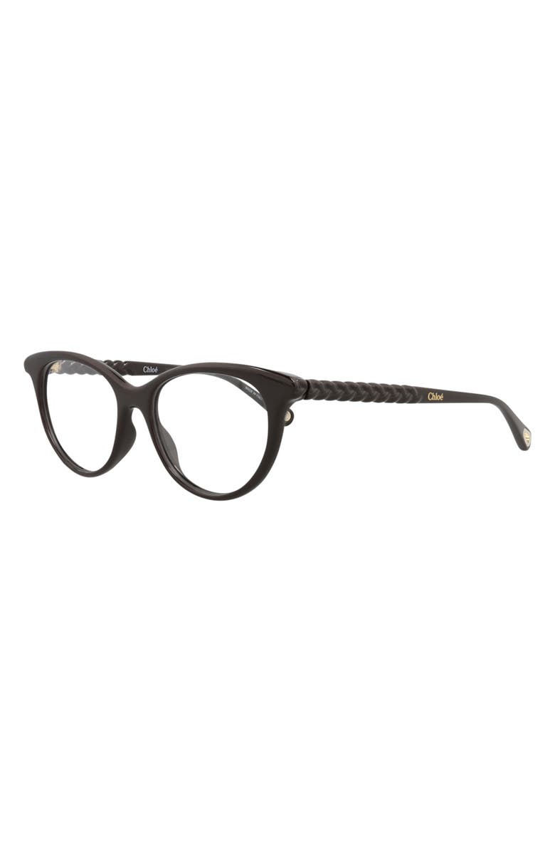 Chloé Core 49mm Cat Eye Optical Glasses, Alternate, color, 