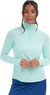 BloqUV Women's Mock Zip Top Relaxed
