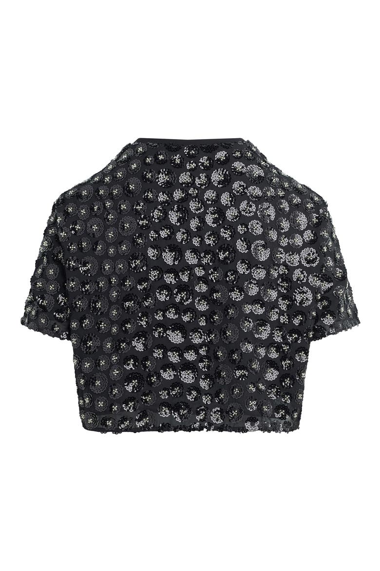 The Last Song Sequined T-shirt, Alternate, color, BLACK SPARKLE