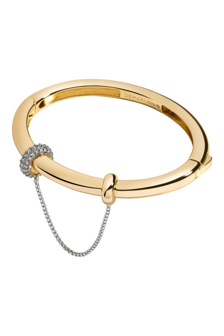 Molly Bangle Bracelet, Main, color, GOLD/ HEM/ CRYSTAL