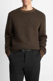 Vince Bird's Eye Wool & Cashmere Sweater