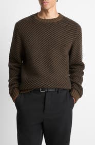 Vince Bird's Eye Wool & Cashmere Sweater