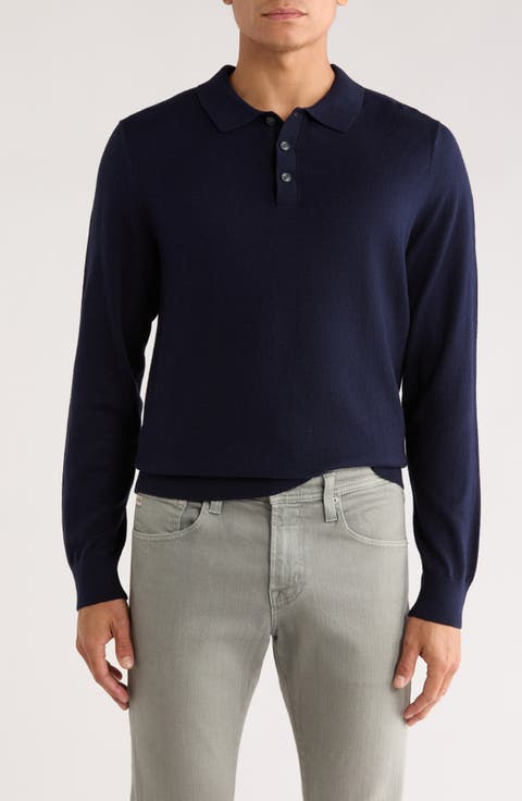 Organic Cotton & Cashmere Blend Polo