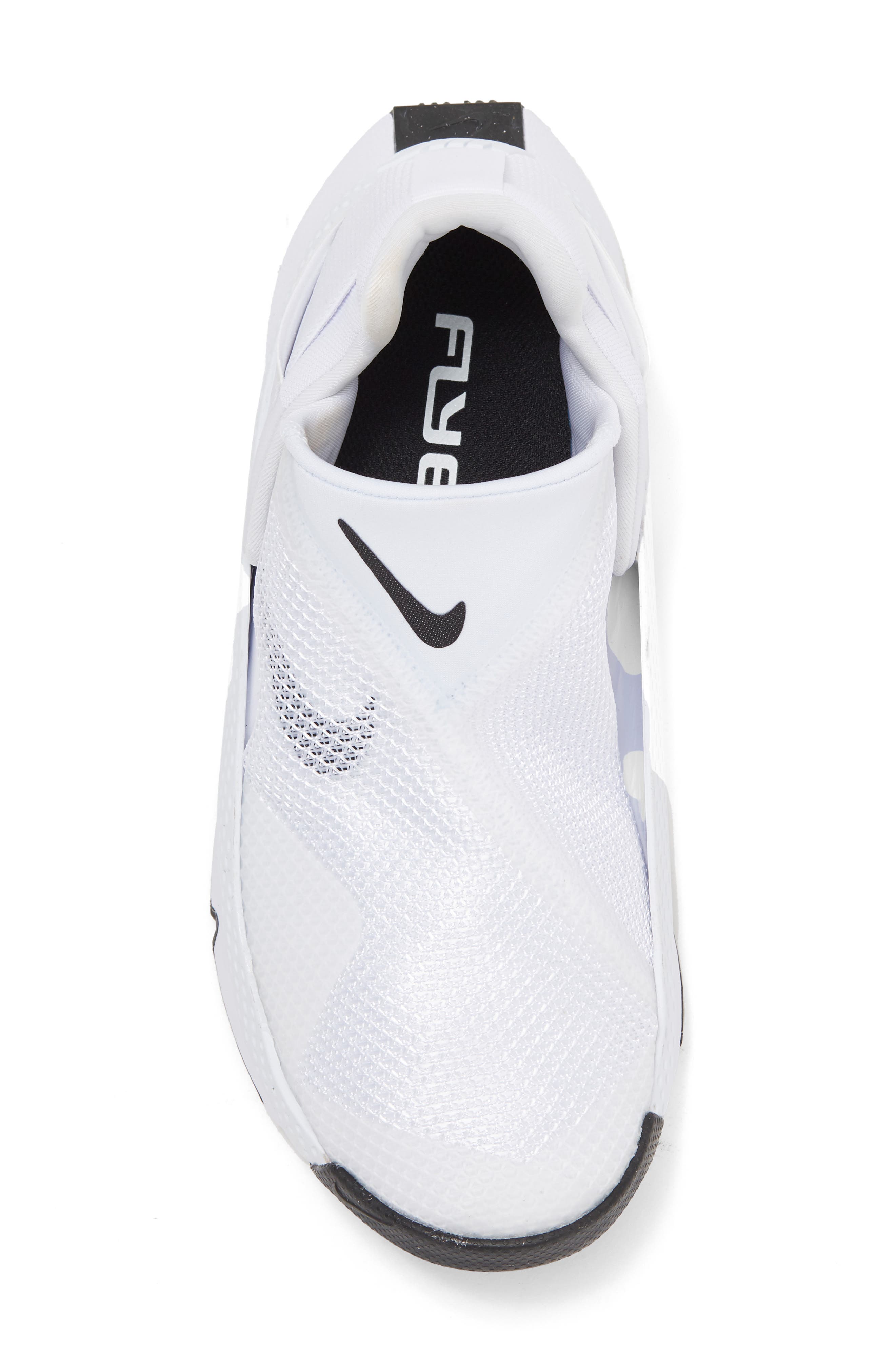 Nike Go Flyease Slip-On Sneaker, Alternate, color, 102 White/Black