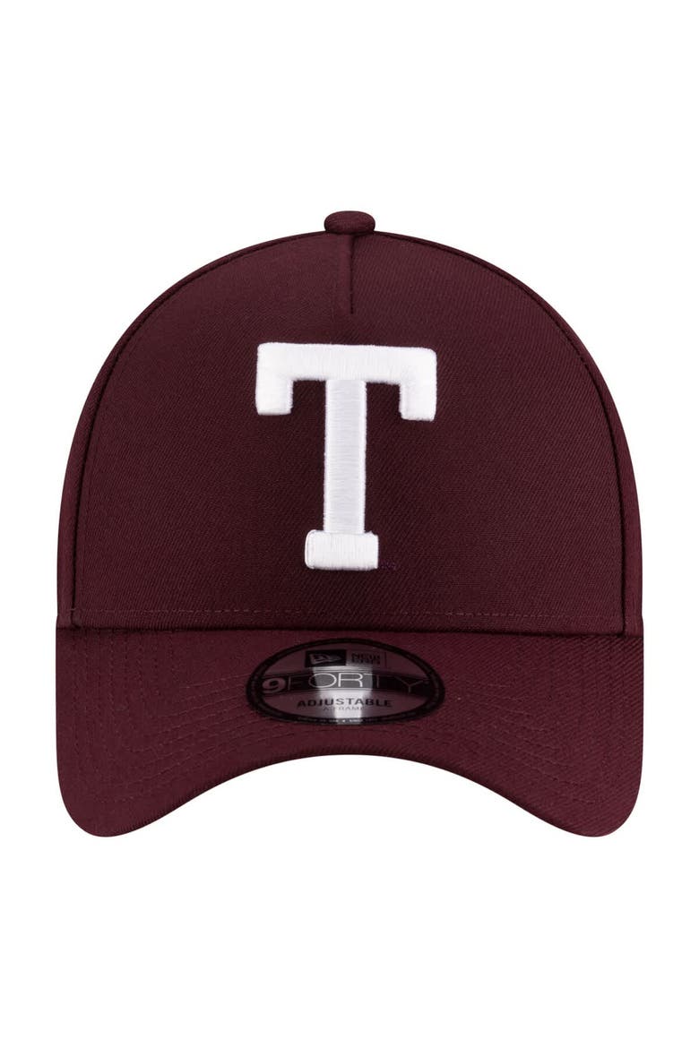 Men's New Era  Maroon Texas A&M Aggies 9FORTY A-Frame Adjustable Hat, Alternate, color, Maroon