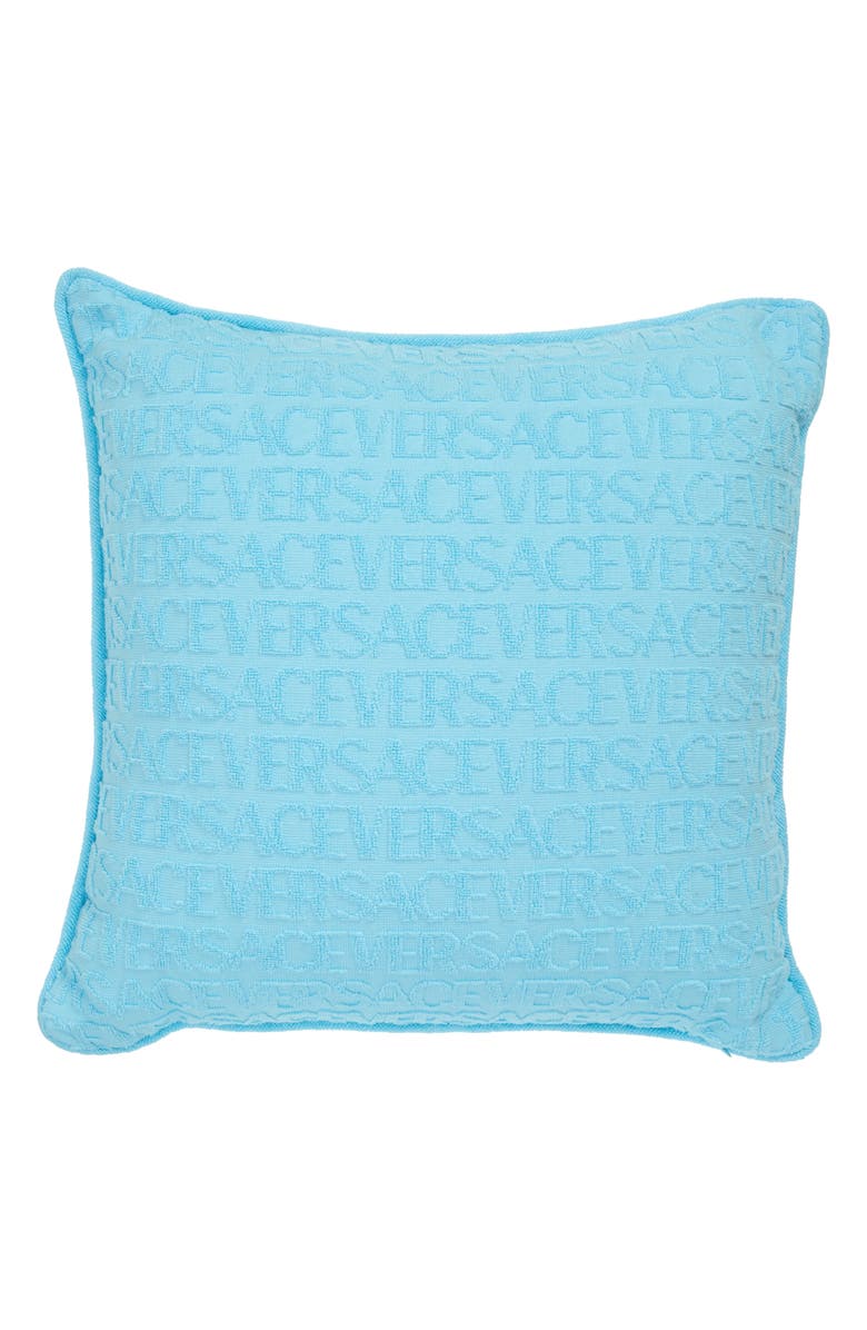 Versace Seashell Baroque Double Face Accent Pillow, Alternate, color, 