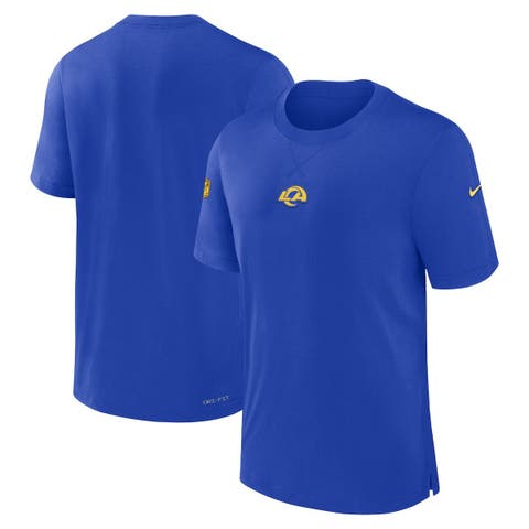 Men's Nike Royal Los Angeles Rams 2023 Sideline Performance T-Shirt