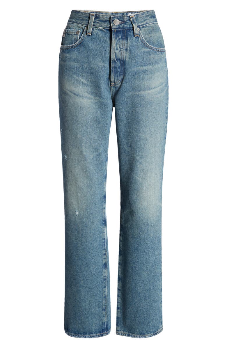 AG Alexxis Straight Leg Jeans, Alternate, color, 19 Years Reunion
