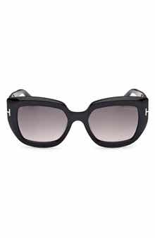 TOM FORD Saltzman 53mm Gradient Butterfly Sunglasses