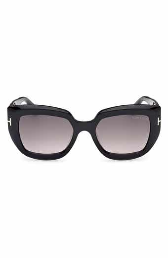 TOM FORD Saltzman 53mm Gradient Butterfly Sunglasses
