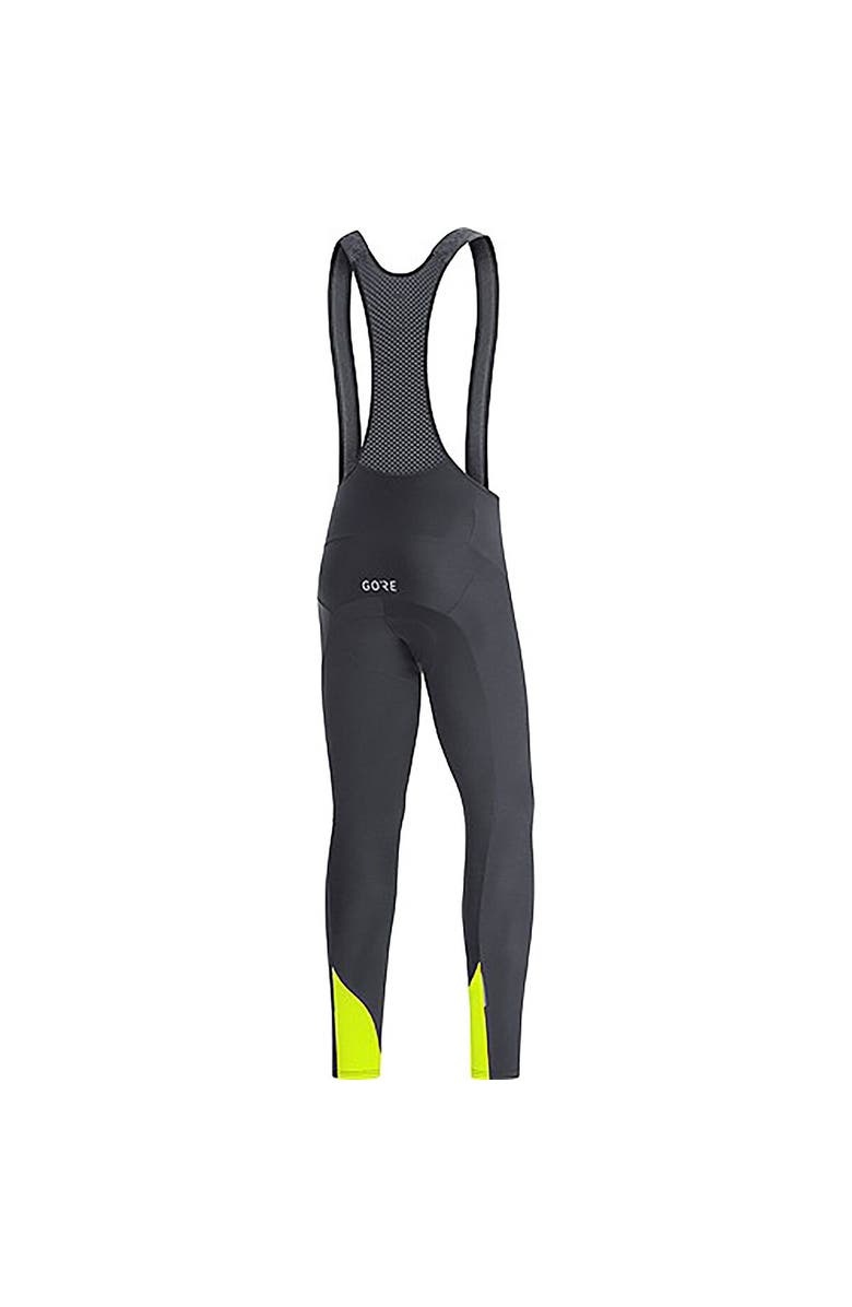 GOREWEAR C3 Thermo Bib Tights+ - Men's, Alternate, color, Black/Neon Yellow