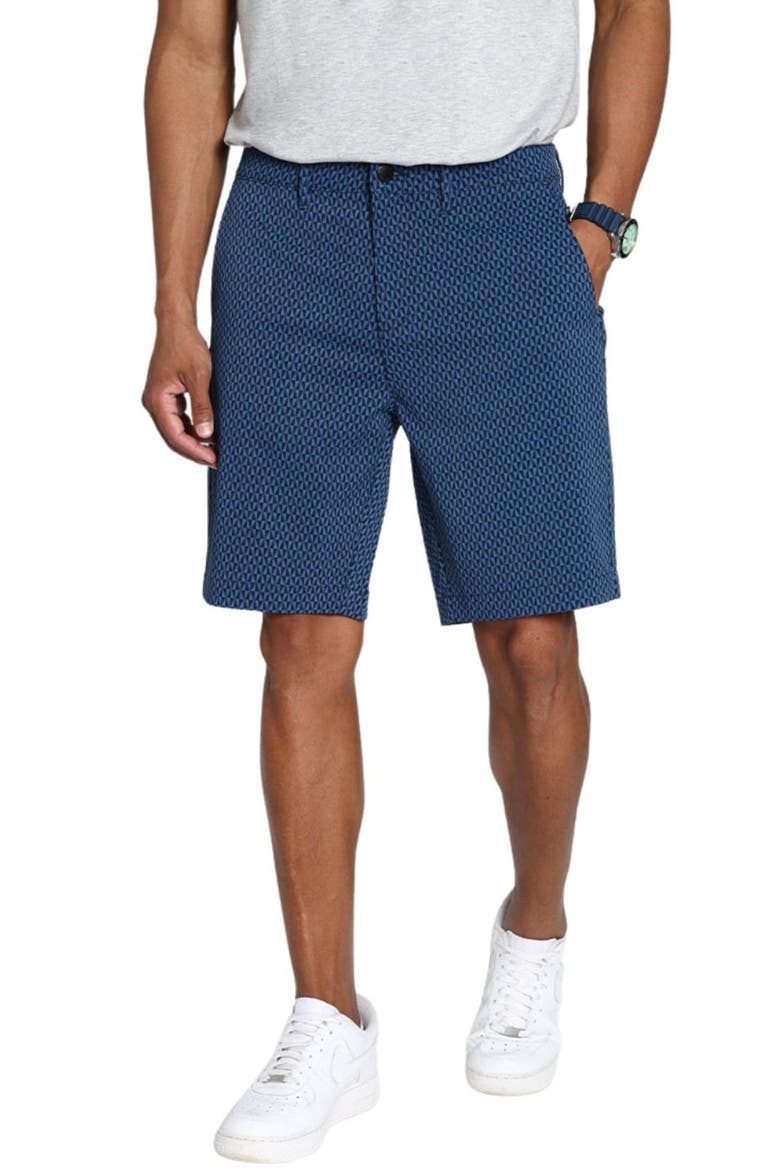 Performance Tech Shorts, Main, color, NAVY GEO PRINT