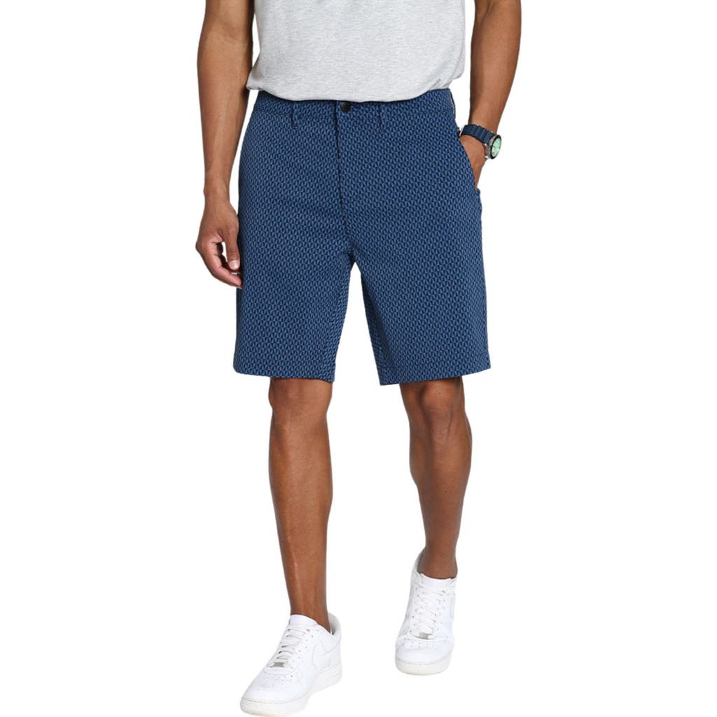 JACHS Performance Tech Shorts in Navy Geo Print at Nordstrom Rack, Size 29