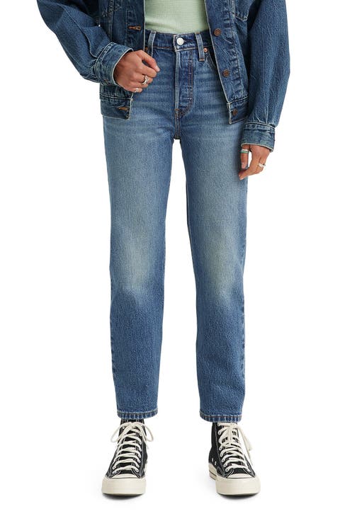 501® Original Crop Straight Leg Jeans (Stand Off)