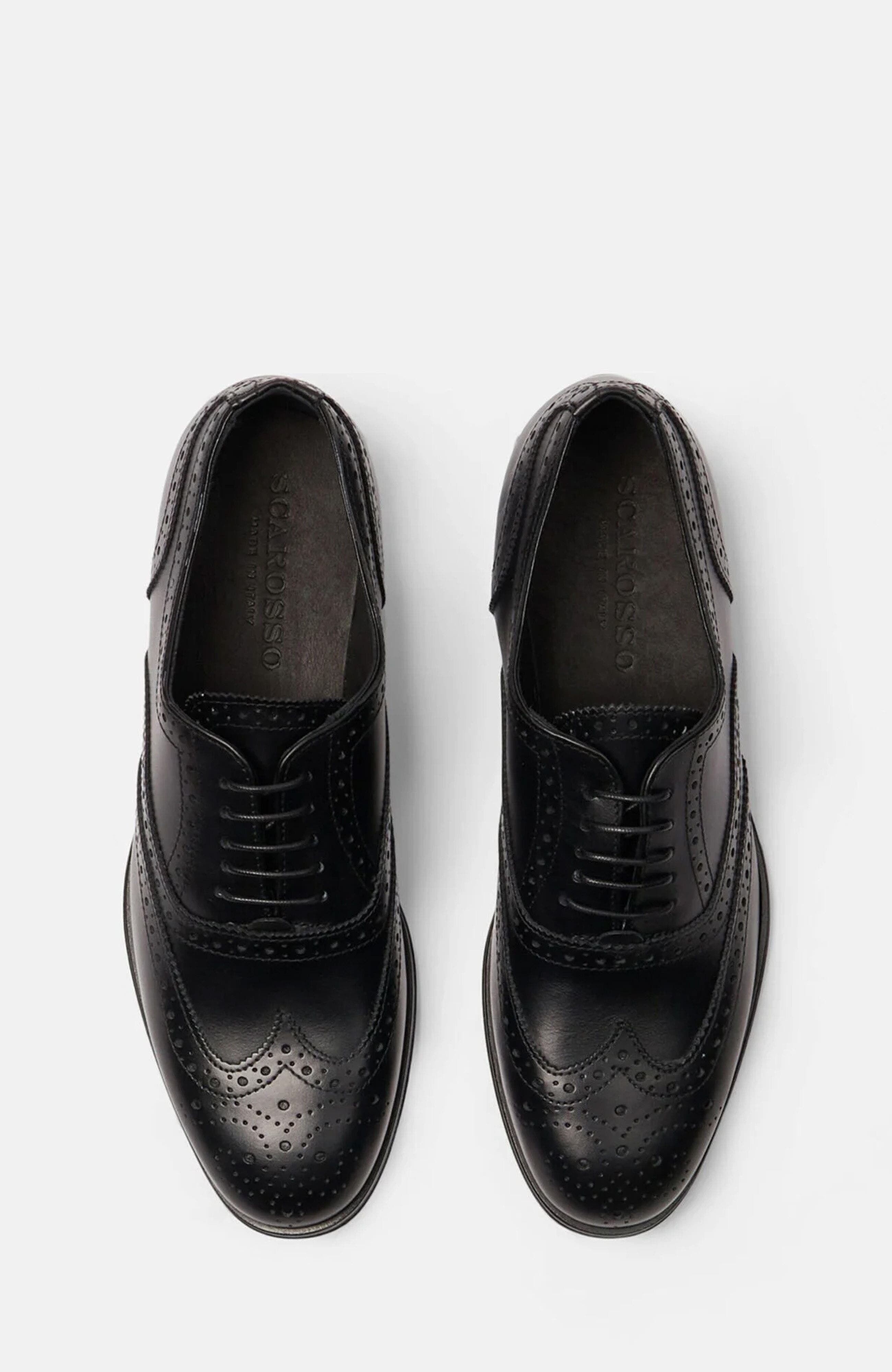 SCAROSSO Judy Oxfords, Alternate, color, Black - Calf