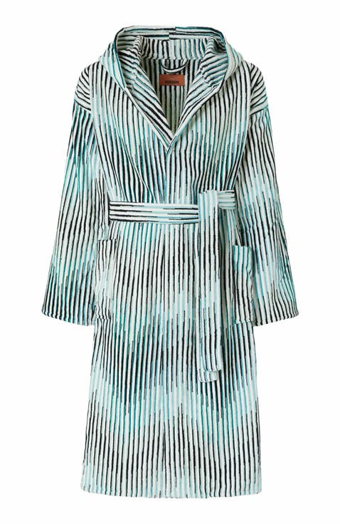 Arpeggio Bathrobe In Slub Cotton Terry