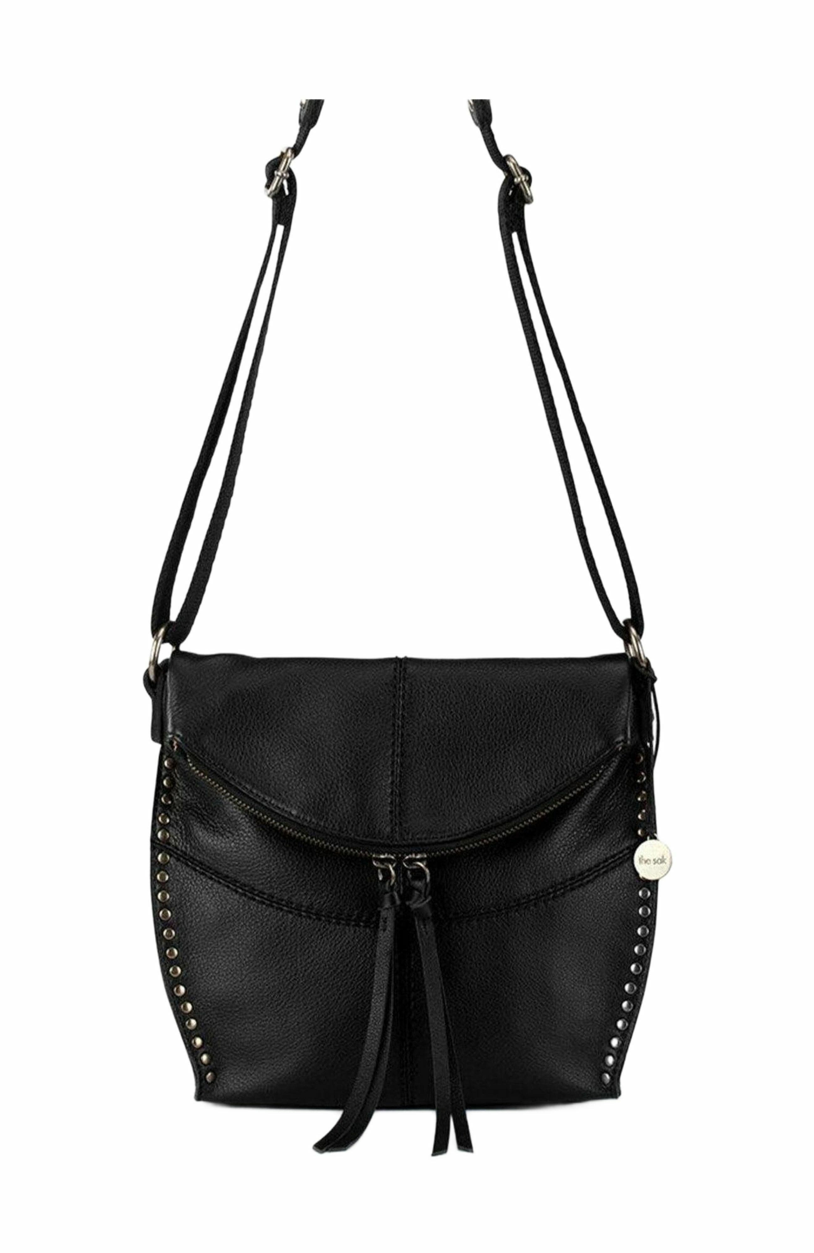 The Sak Silverlake Crossbody Bag - Leather, Alternate, color, Black