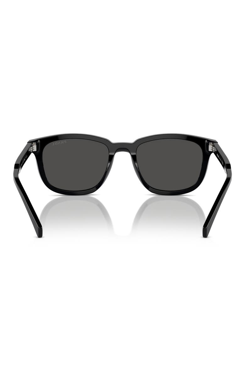55mm Pillow Sunglasses, Alternate, color, BLACK/ GREY