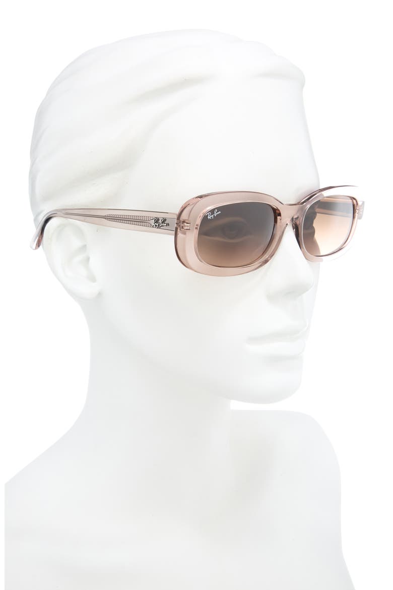 The Ritual 56mm Gradient Oval Sunglasses, Alternate, color, PINK / PINK BROWN