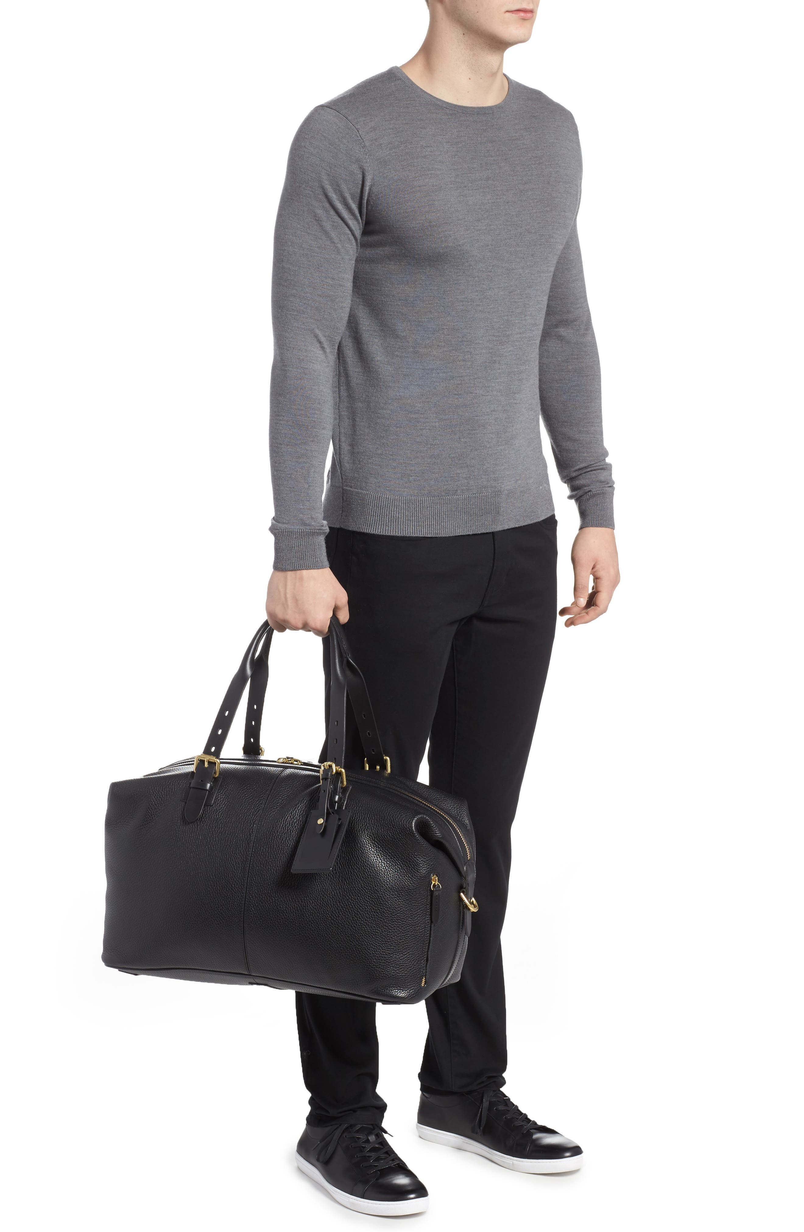 Cole Haan Leather Duffel Bag, Alternate, color, 