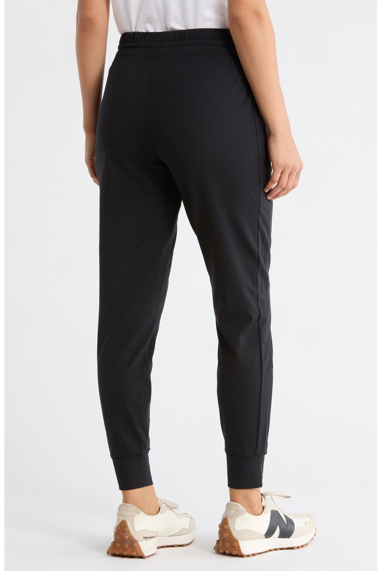 PolarLux Maya Illusion Fleece Joggers, Alternate, color, BLACK