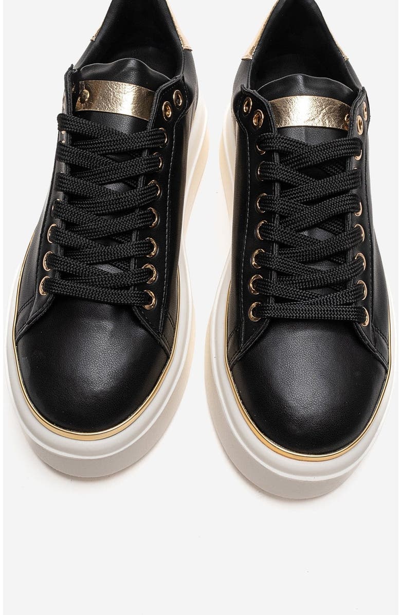 Prologue Shoes Borena Platform Sneaker, Alternate, color, Black
