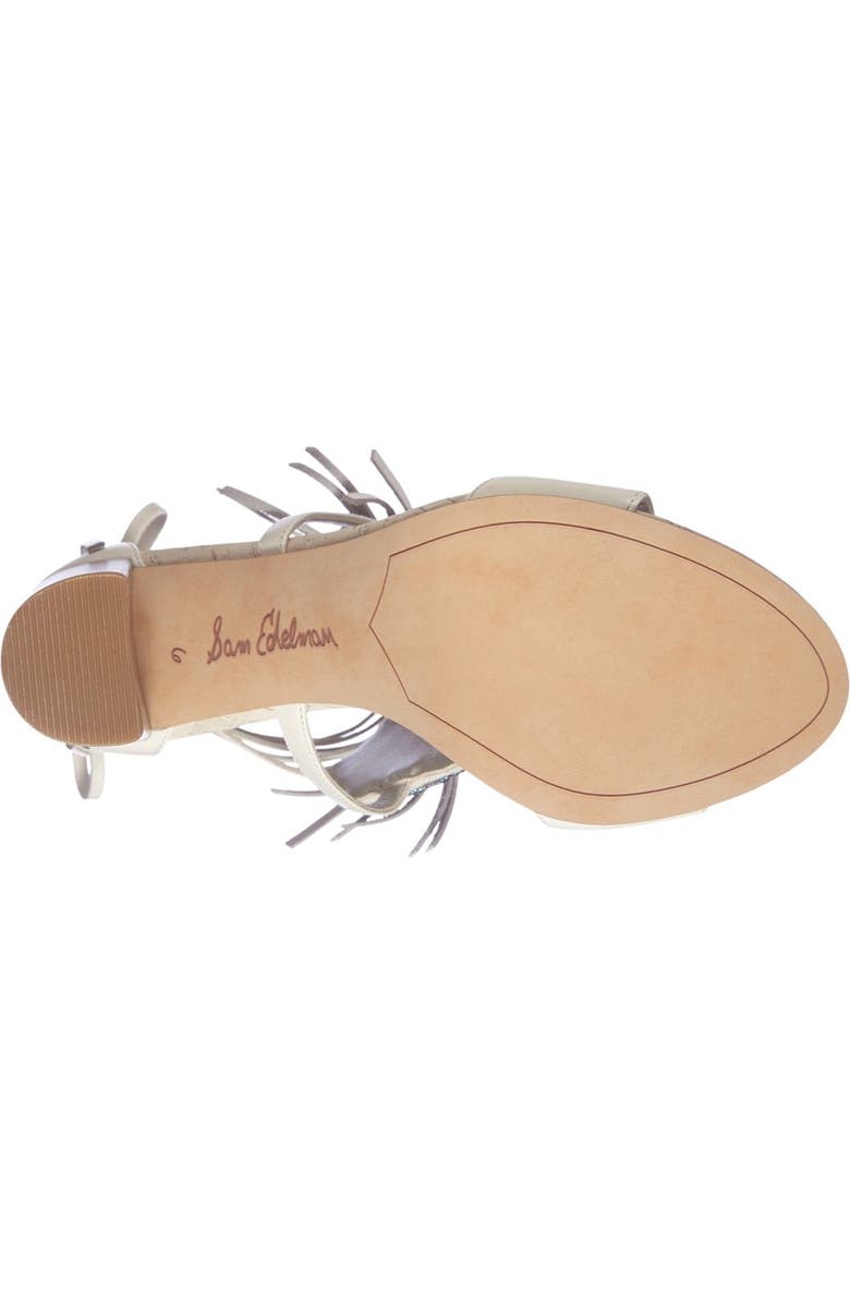 Sam Edelman 'Yvette' Beaded Fringe Sandal, Alternate, color,