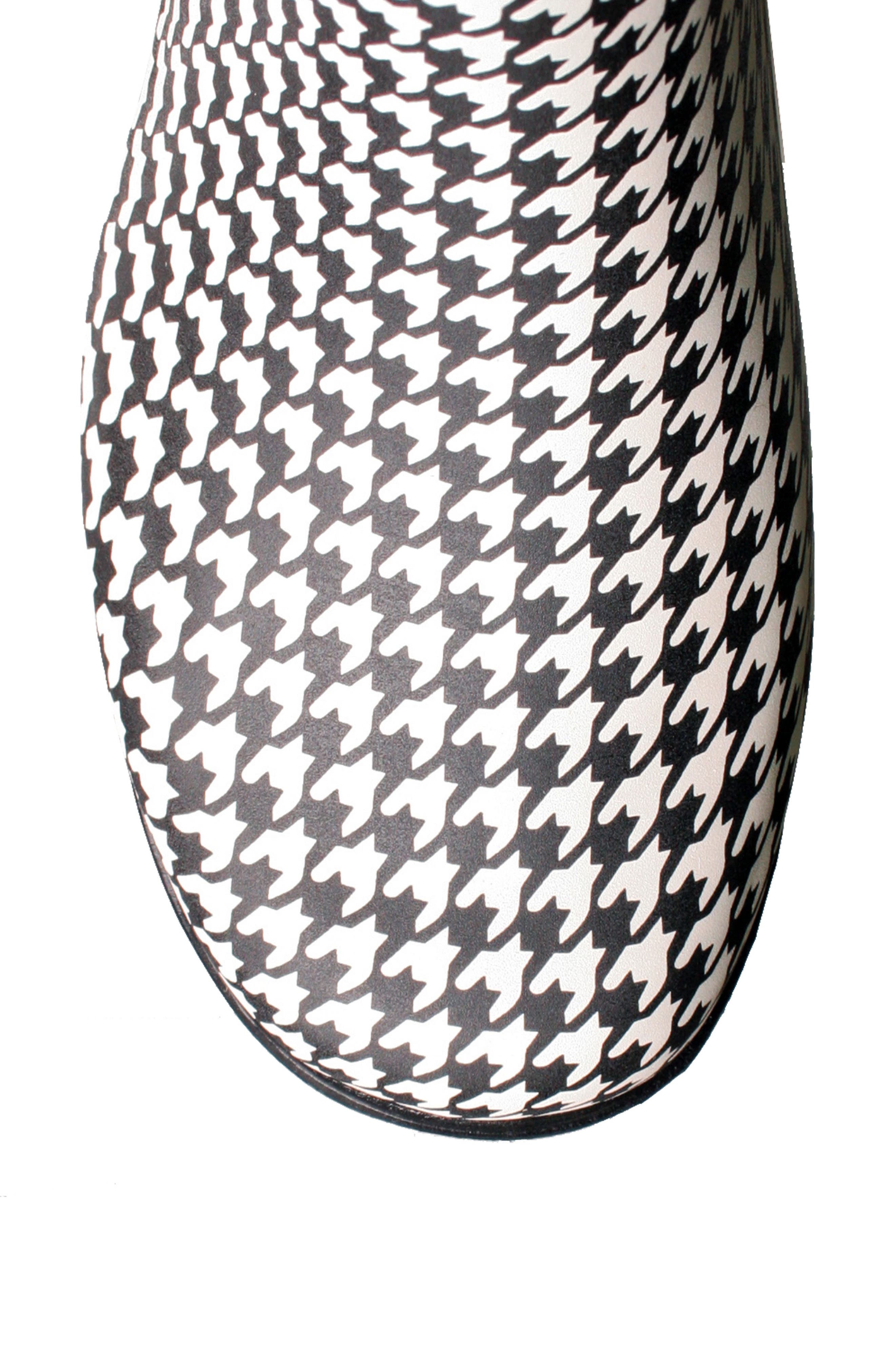 Nomad Puddles Waterproof Rain Boot, Alternate, color, Black Houndstooth