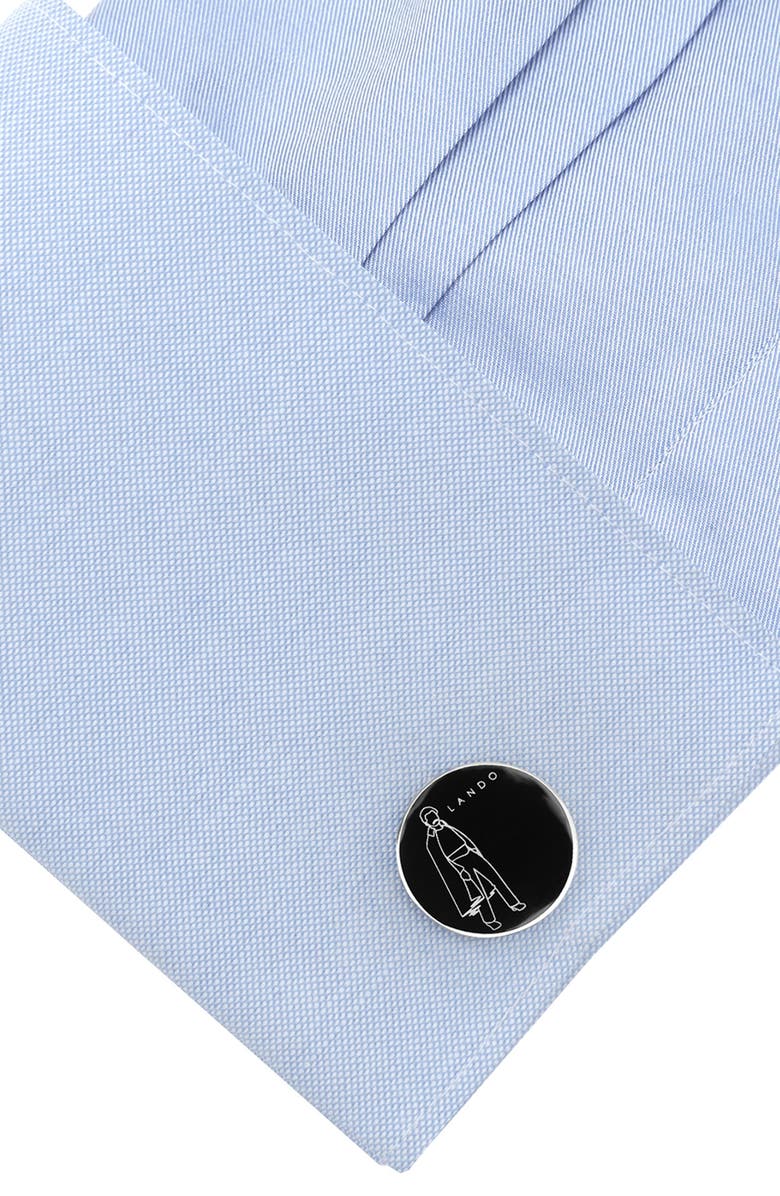 Cufflinks, Inc. Lando Cuff Links, Alternate, color, Black