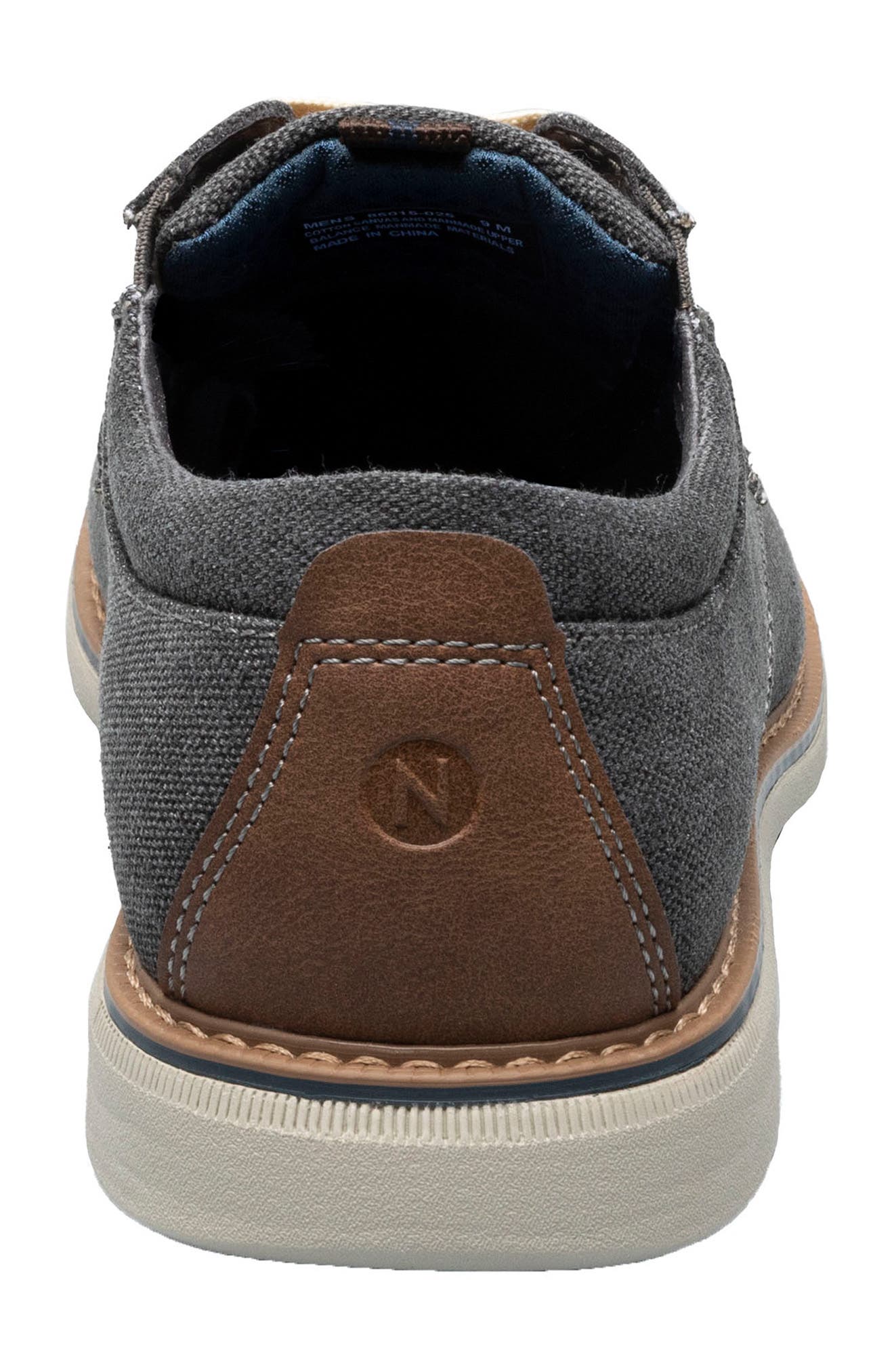 NUNN BUSH Otto Derby, Alternate, color, Gunmetal