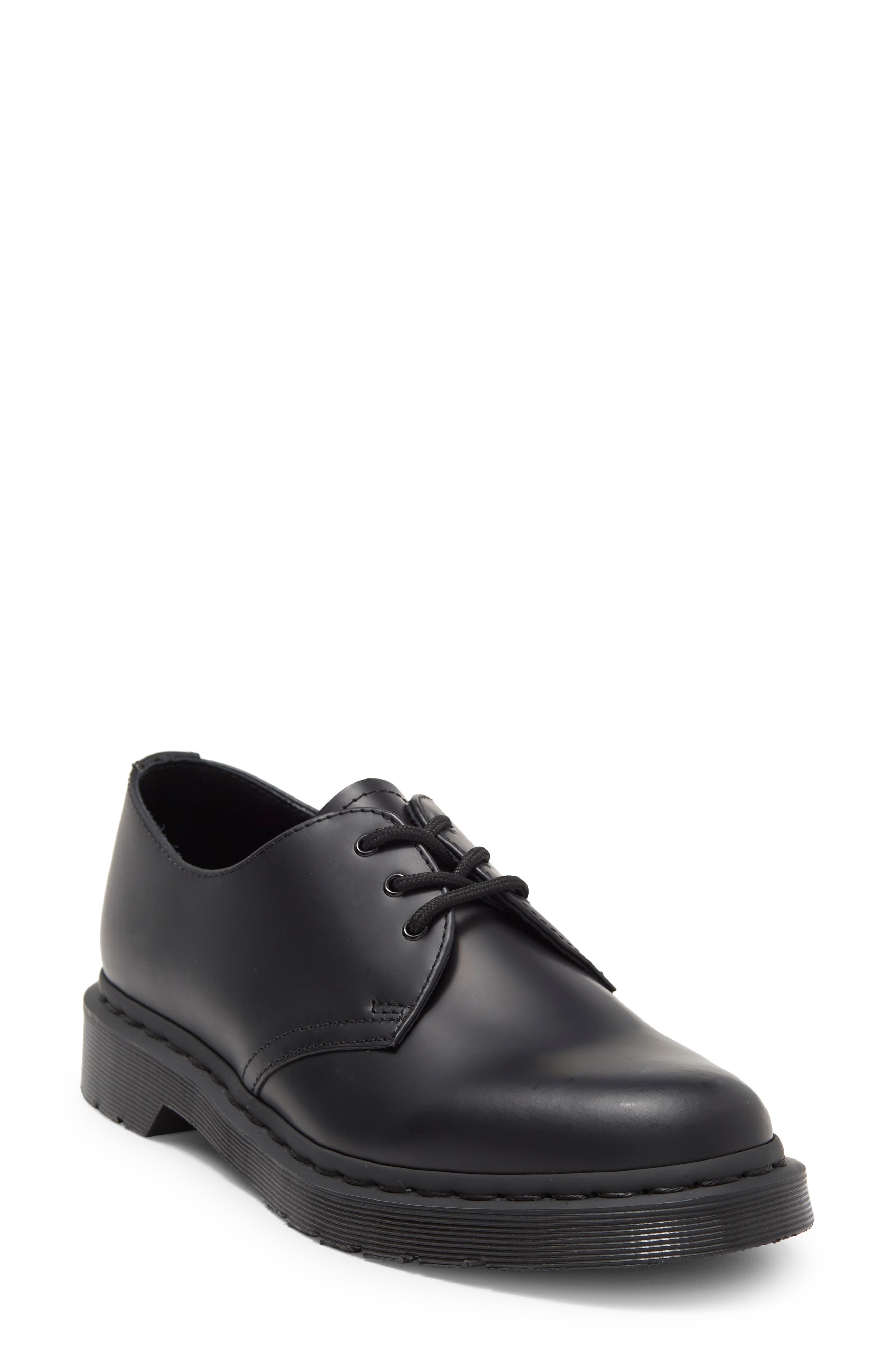 Dr. Martens 1461 Water-Repellent Leather Oxford, Main, color, Black