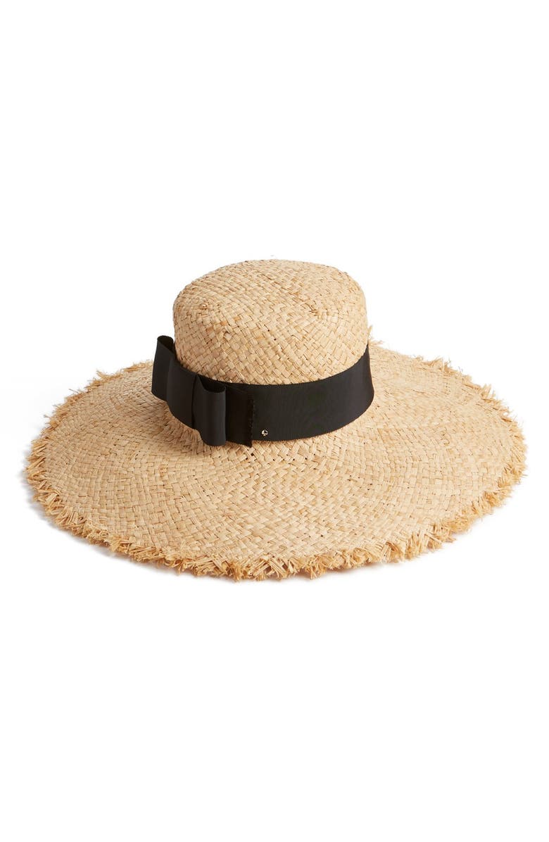 Kate Spade New York fringe sun hat, Main, color,