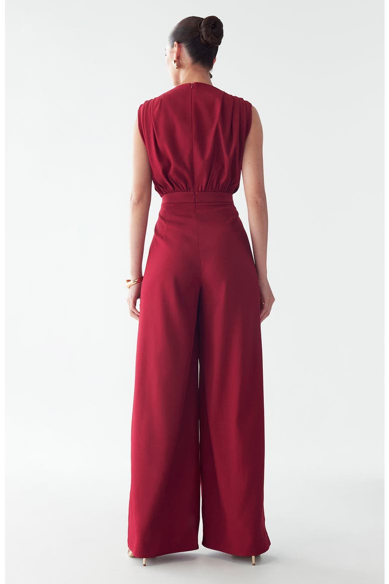 Elan Jumpsuit, Alternate, color, Chili Pepper