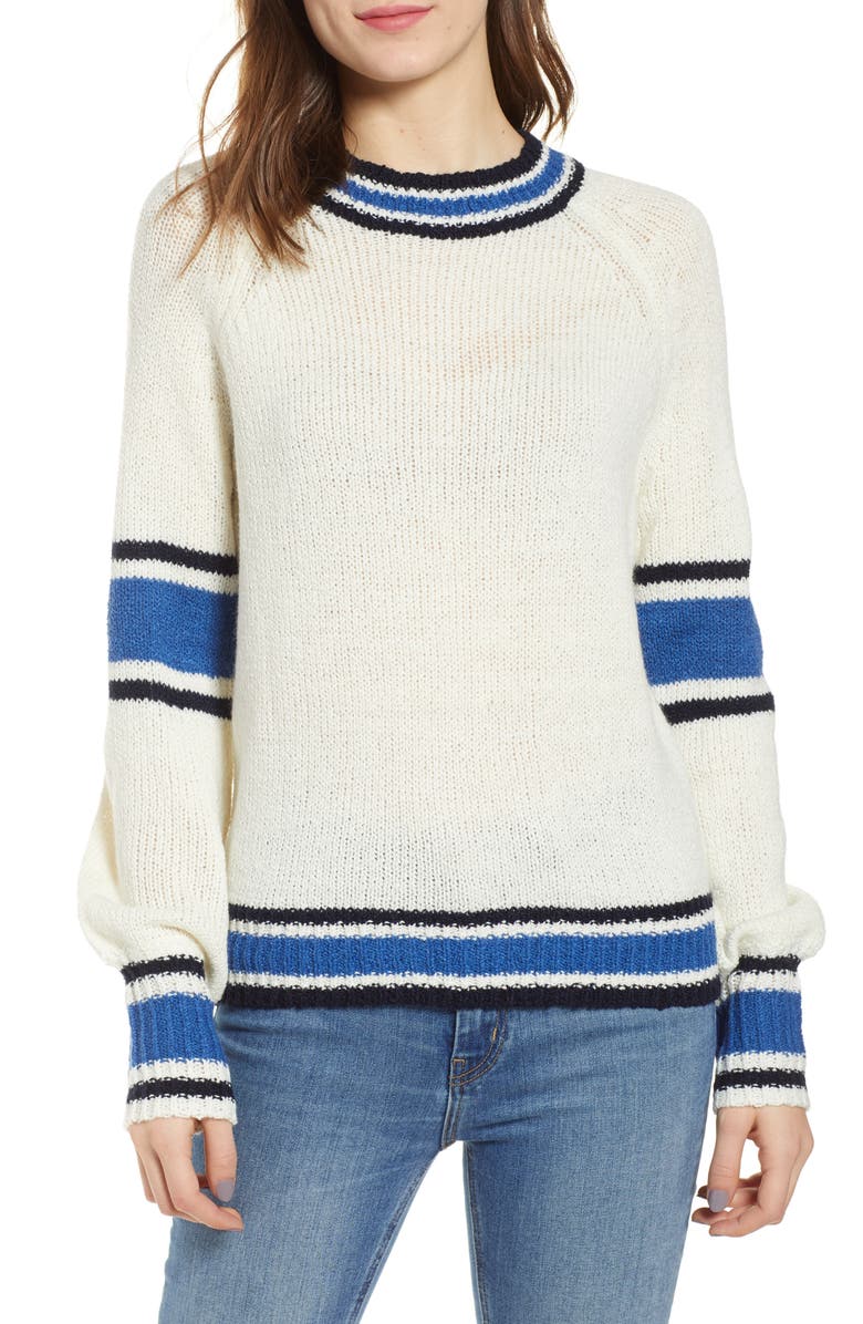 cupcakes and cashmere Colorblock Sweater, Main, color, 