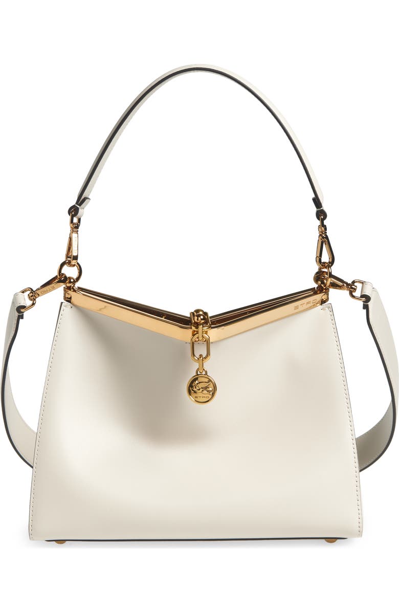 Etro Medium Vela Shoulder Bag, Main, color, White