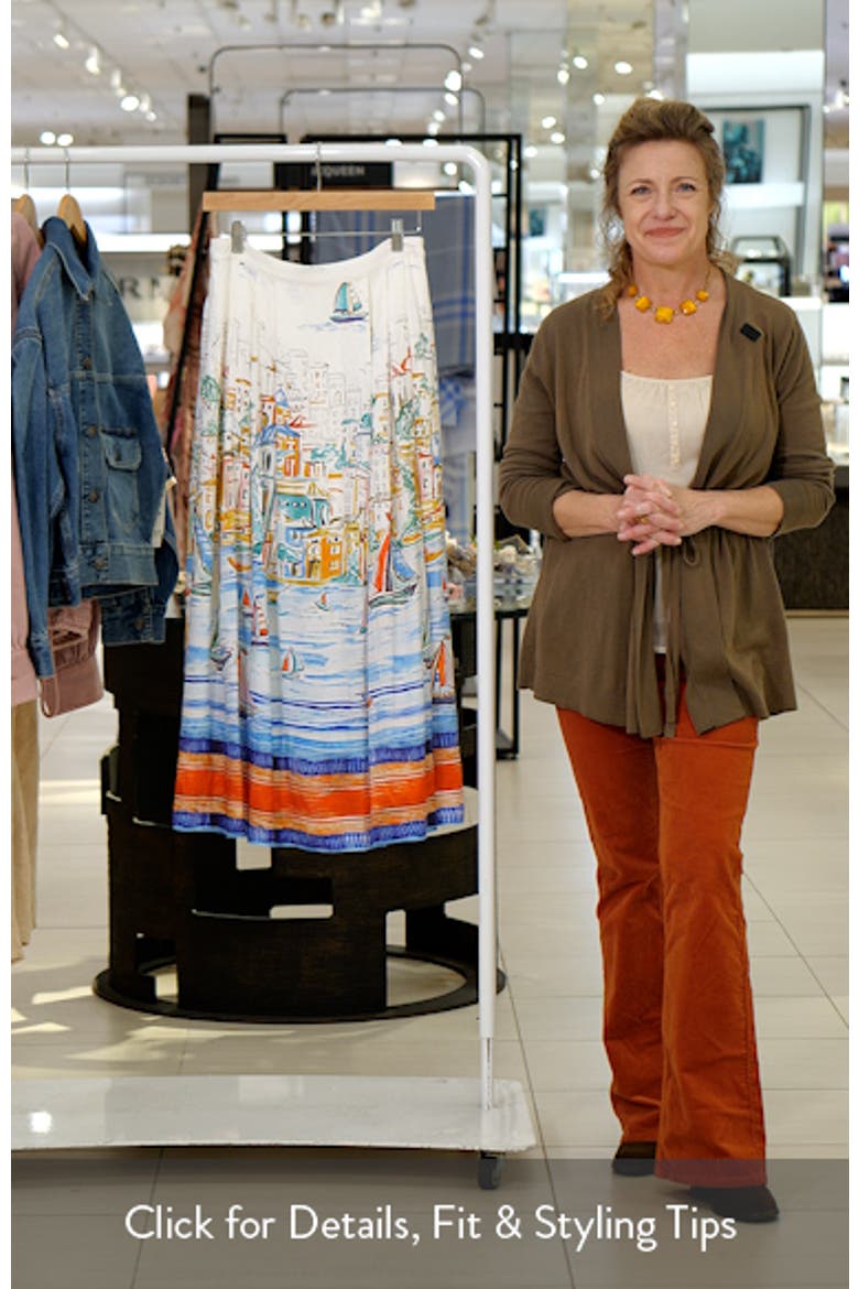 Wendy Island Sketch Maxi Skirt video