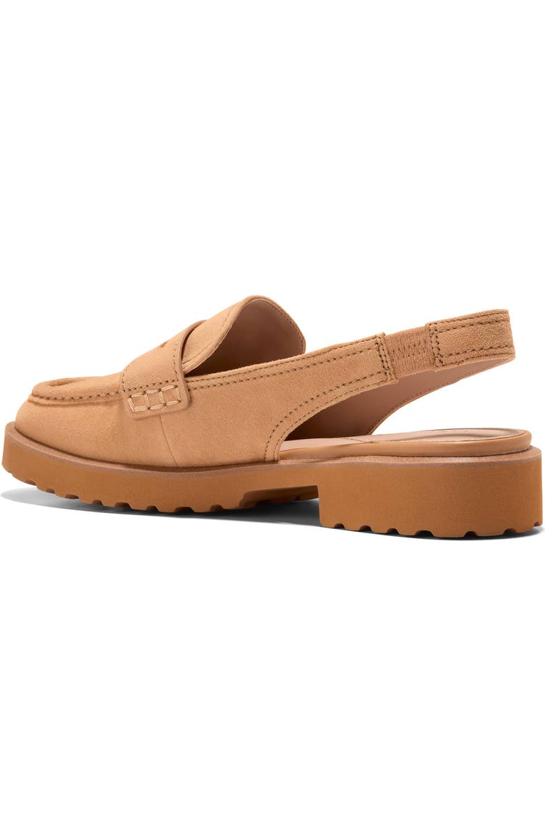 Cole Haan Gwendolyn Penny Slingback Loafer, Alternate, color, Biscuit Suede